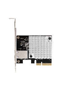Сетевой адаптер ExeGate EXE-107S (PCI-E x4 v3.0, 1xRJ45, UTP 100Mbps/1000Mbps/2.5Gbps/10Gbps Marvell AQC107S)