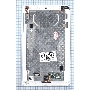 Модуль (матрица + тачскрин) для Acer Iconia One 8 B1-820 черный с белой рамкой