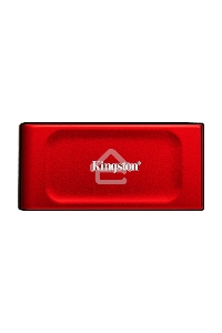 Твердотельный накопитель Kingston External SSD XS1000, 2000GB, Type-C/A, USB 3.2 Gen 2, R/W 1050/1000MB/s, 70x33x14mm, 29g., Red (5 лет)