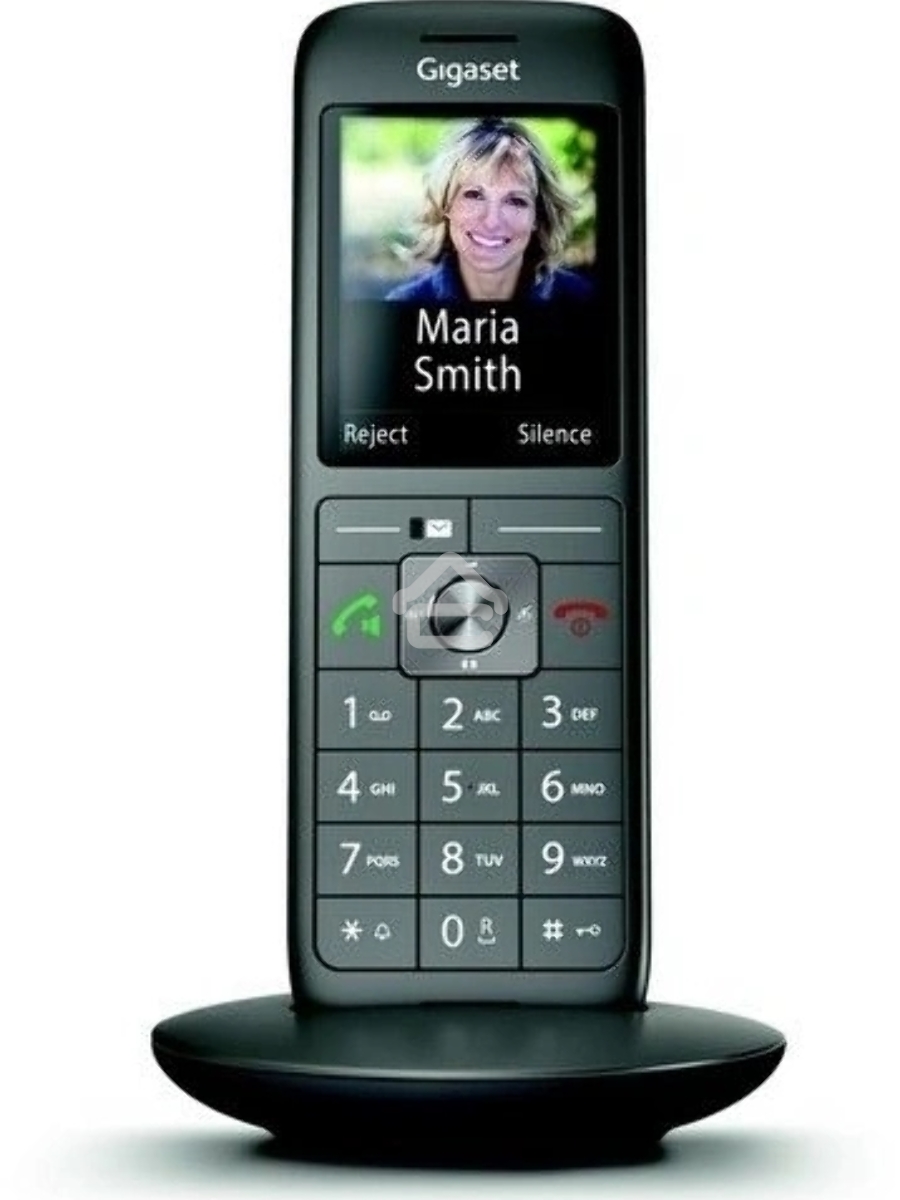 Дополнительная трубка Dect Gigaset CL660HX HSB RUS черный для CL660