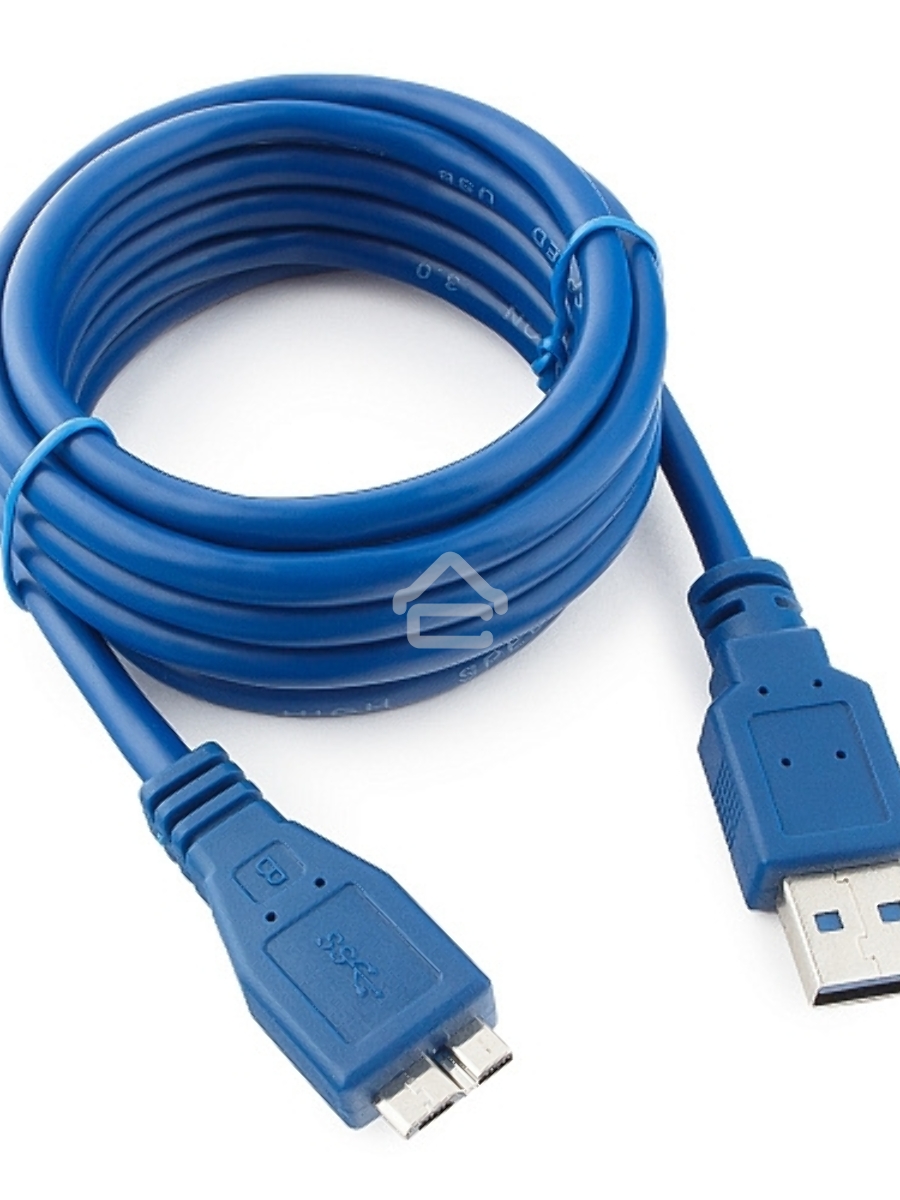 Кабель USB 3.0 для соед. 1.8м А-microB (5 pin) Gembird PRO позол.конт., пакет CCP-mUSB3-AMBM-6