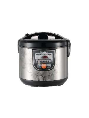 Мультиварка Centek CT-1498 Ceramic (чёрный, сталь) 700Вт, 5.0л, КЕРАМИЧЕСКОЕ ПОКРЫТИЕ ЧАШИ, 10 пр-м.