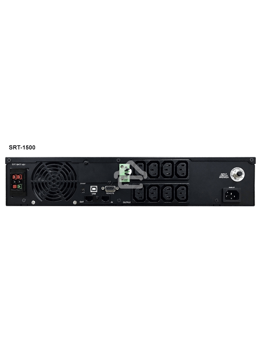 Источник бесперебойного питания Powercom Smart King RT SRT-1500A LCD 1350Вт 1500ВА черный