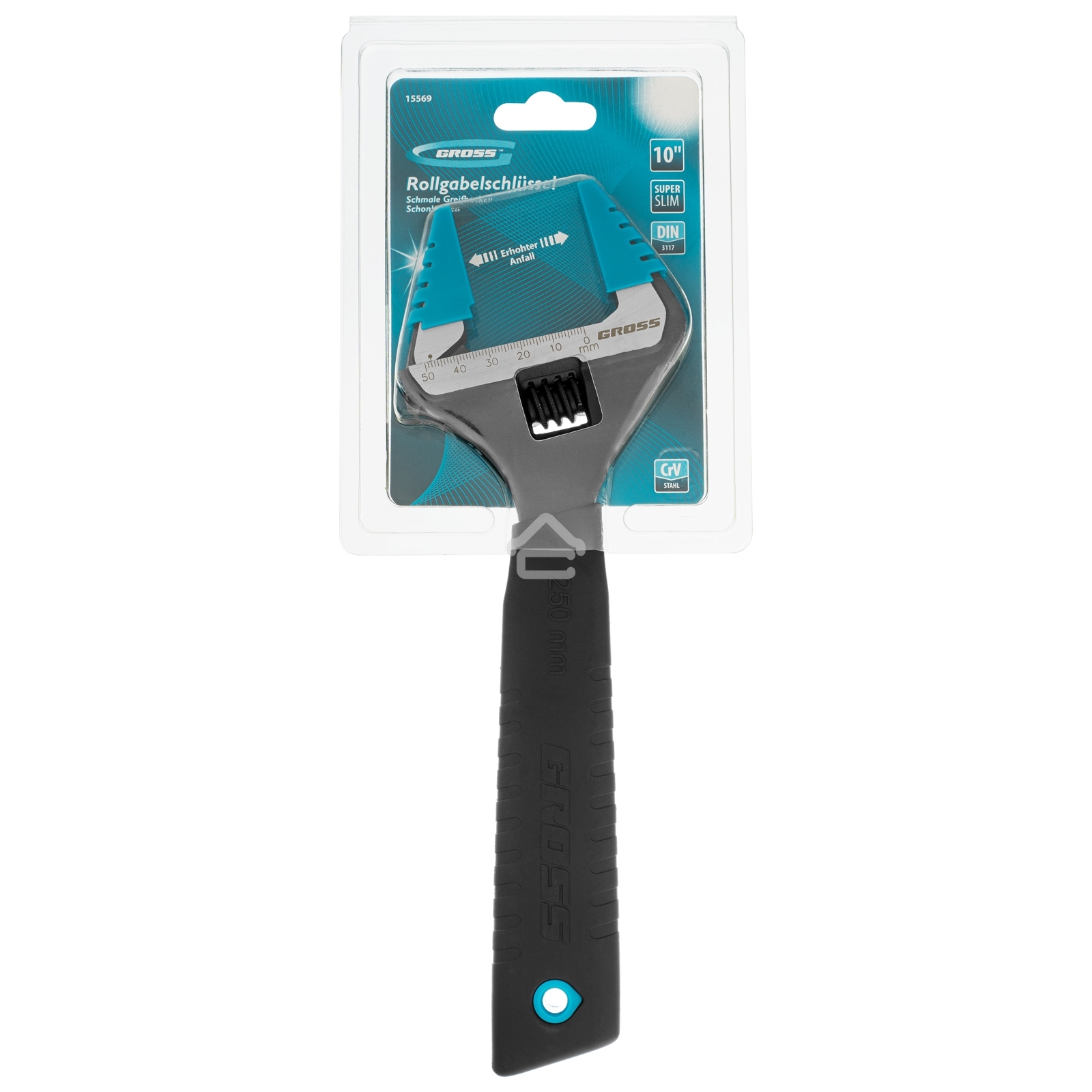 Ключ разводной Gross 15569 (0 - 30 мм) 250мм