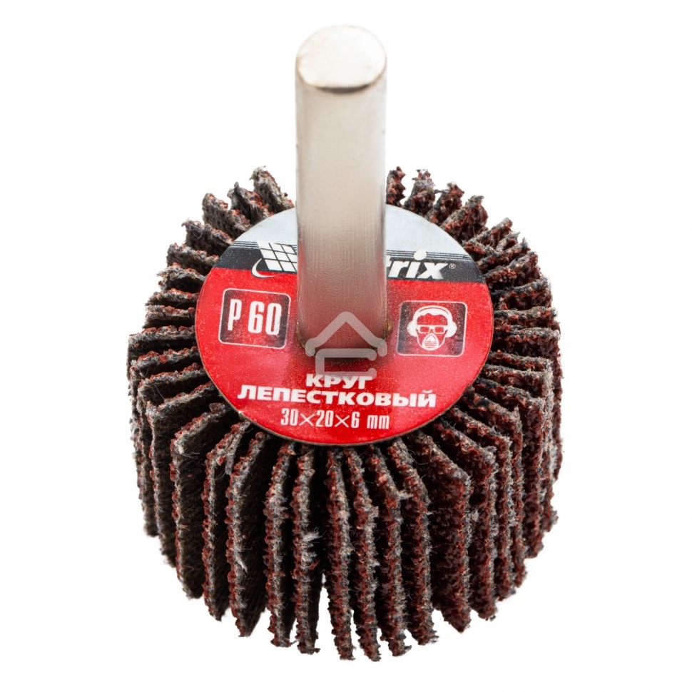 Круг лепестковый Matrix для дрели, 30 х 20 х 6 мм, P 60