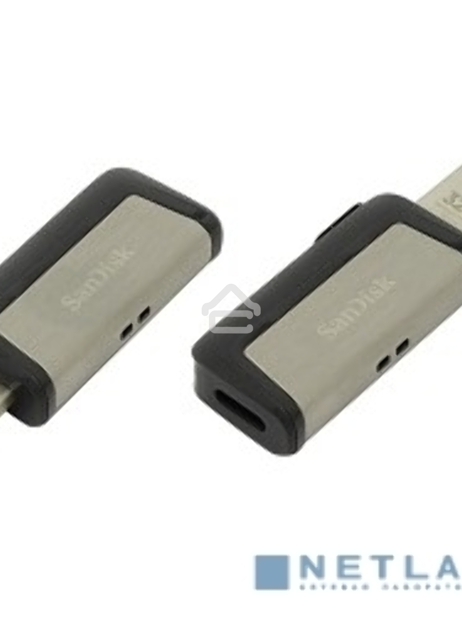 Флеш диск Sandisk 32Gb Ultra Dual SDDDC2-032G-G46 USB3.0 серый/узор