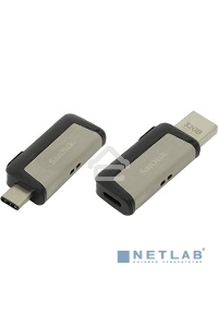Флеш диск Sandisk 32Gb Ultra Dual SDDDC2-032G-G46 USB3.0 серый/узор