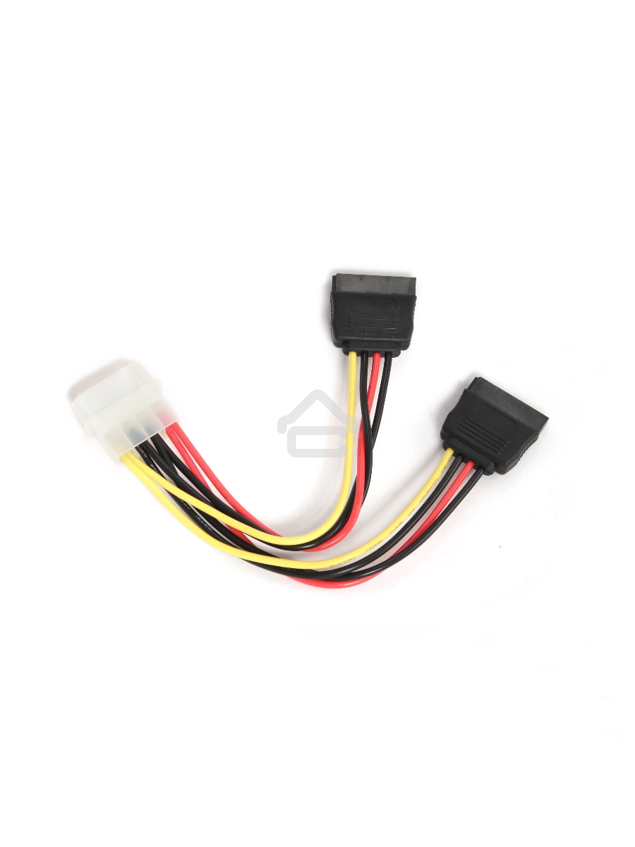 Кабель Cablexpert Кабель питания SATA CC-SATA-PSY-0.3M, 30см, molex 4pin/2x sata15pin, на 2 устр., пакет