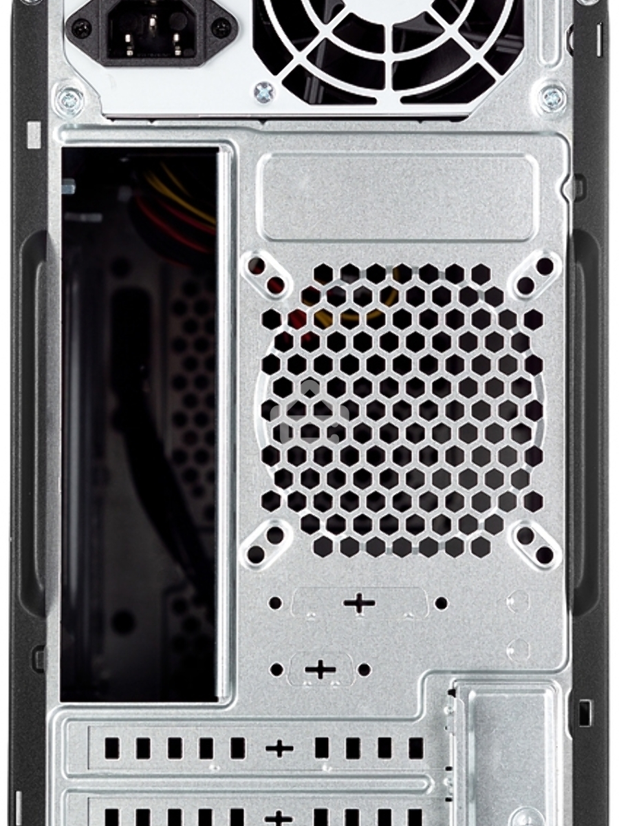 Компьютерный корпус Foxline FL-702, mATX, 1x5.25EXT, 1x3.5EXT, 2x3.5INT, 2xUSB3.0, HDA, w/o FAN, w/450W ATX PSU, w/1.2m EU pwr cord