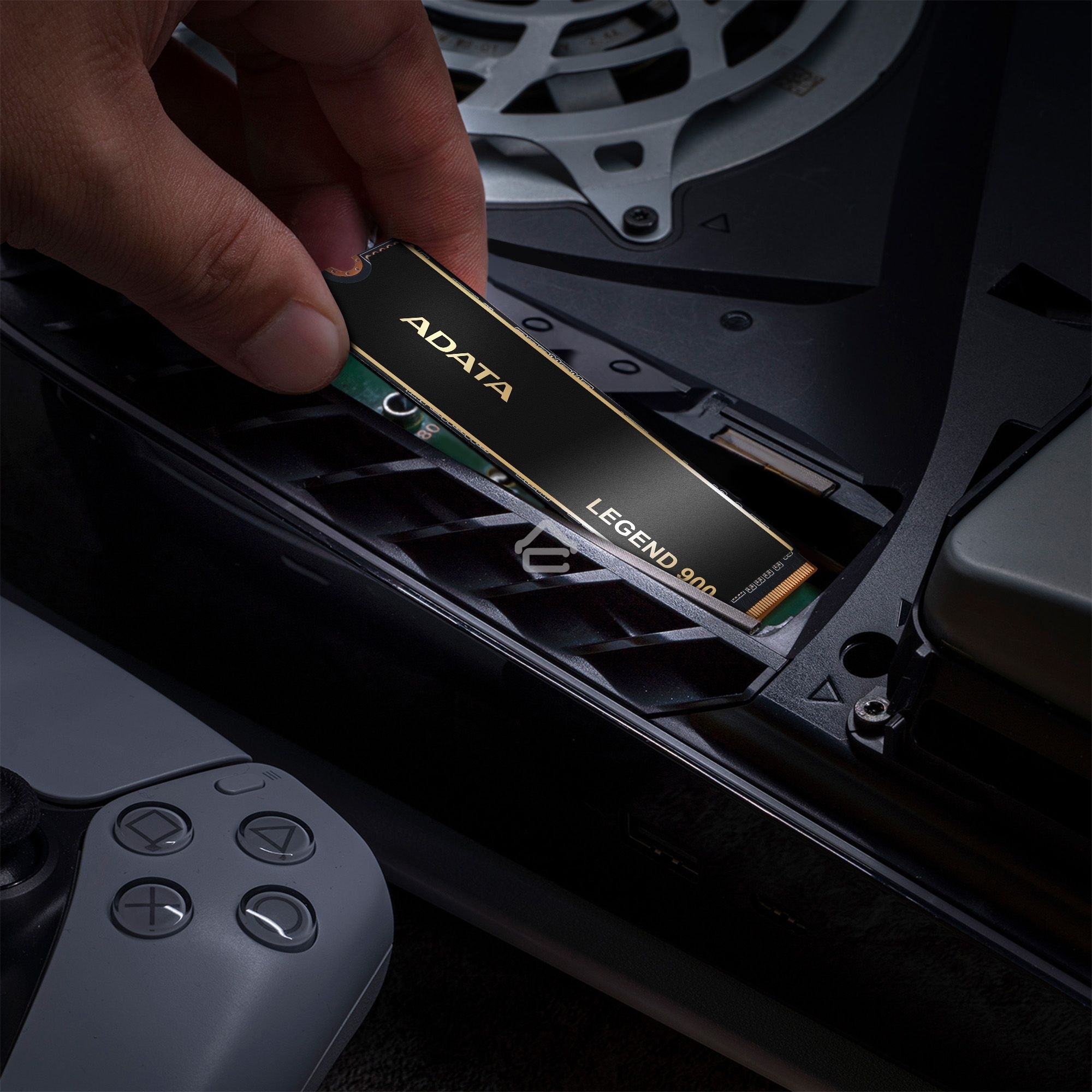 Накопитель SSD ADATA LEGEND 900, 512Gb, PCIe 4.0 x4, M.2 2280, NVMe, R/W 6200/2300, с радиатором