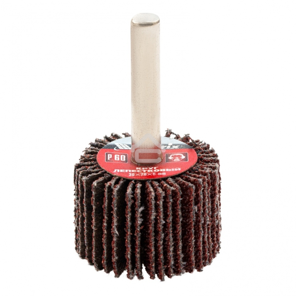 Круг лепестковый Matrix для дрели, 30 х 20 х 6 мм, P 60