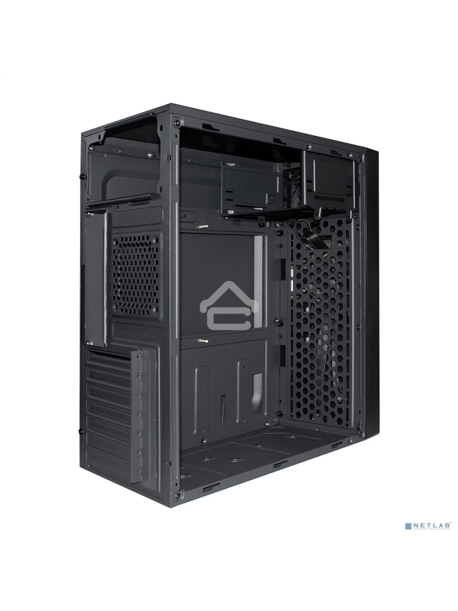 Компьютерный корпус Miditower ExeGate AA-440-AA350 (ATX, AA350 8 см, 2*USB, аудио)