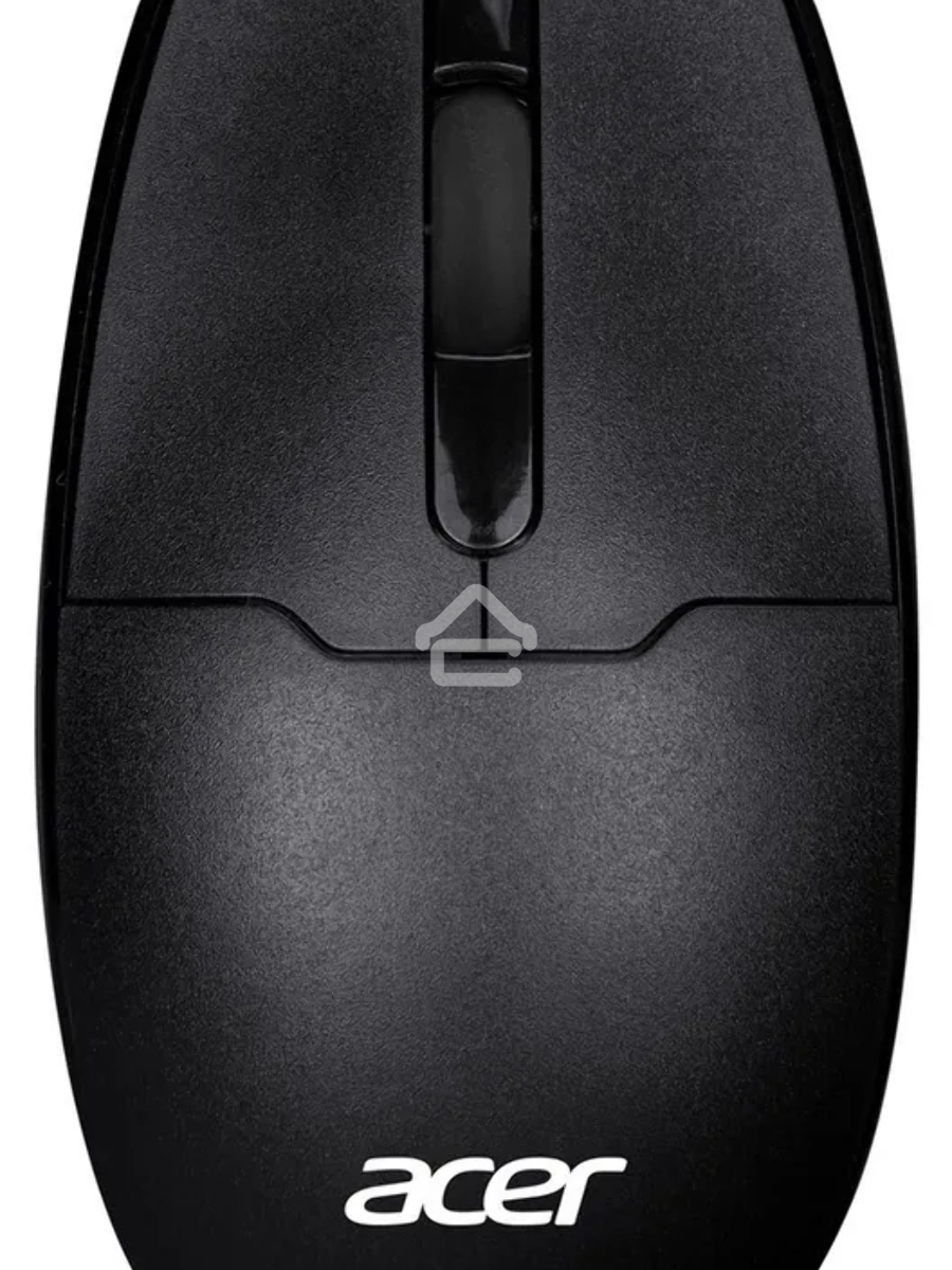 Мышь проводная Acer OMW126 черный, 1200 dpi, USB, кнопки - 3