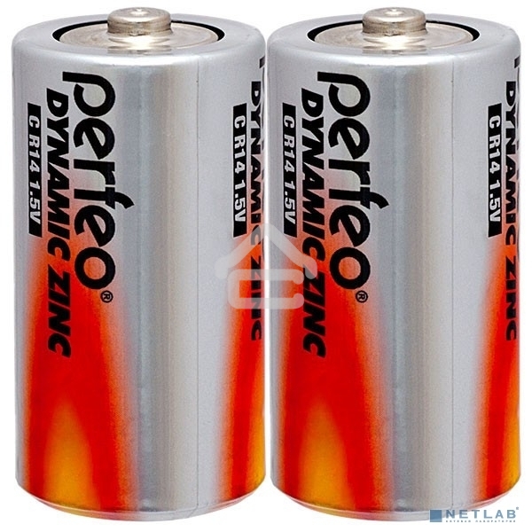 Батарейка Perfeo R14/2SH Dynamic Zinc