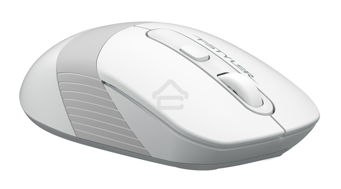 Мышь беспроводная A4Tech Fstyler FG10 белый/серый, 2000 dpi, радиоканал, USB, кнопки - 4