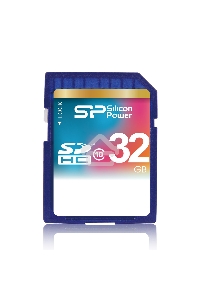 Флеш карта SDHC 32Gb Class10 Silicon Power SP032GBSDH010V10 w/o adapter