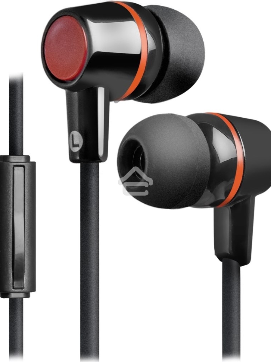 Наушники Defender Pulse 428 черный вставки