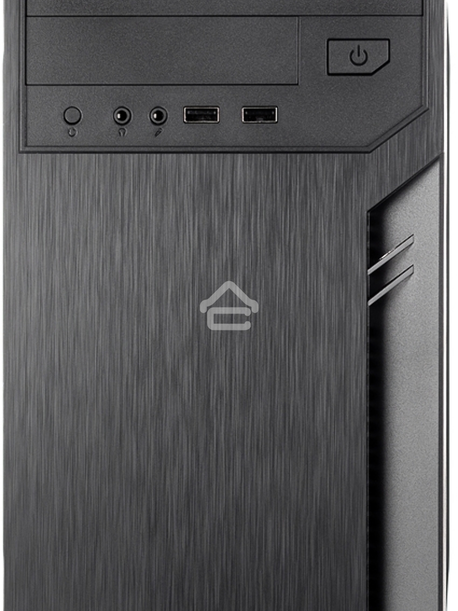 Компьютерный корпус Foxline FL-702, mATX, 1x5.25EXT, 1x3.5EXT, 2x3.5INT, 2xUSB3.0, HDA, w/o FAN, w/450W ATX PSU, w/1.2m EU pwr cord