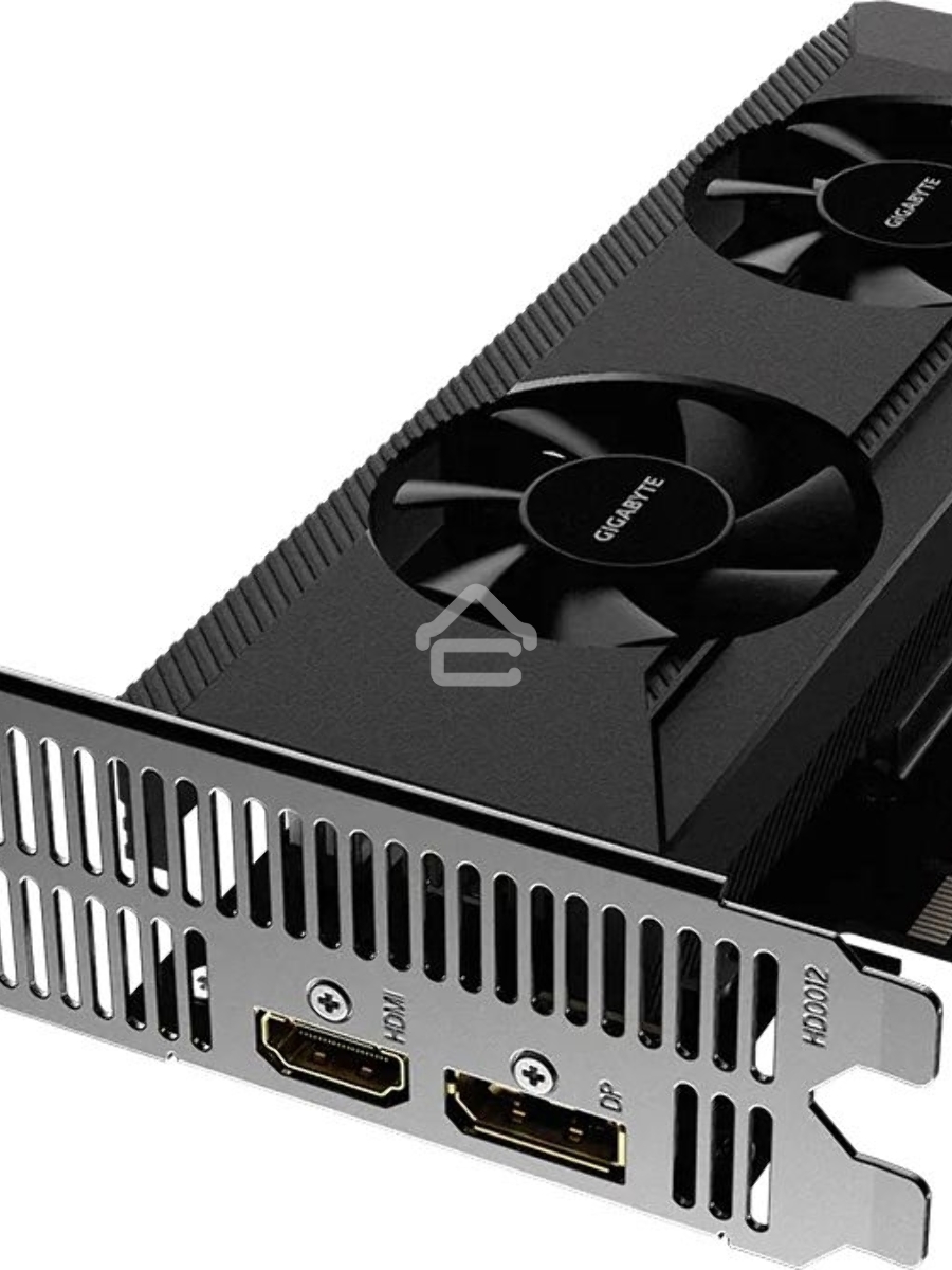 Видеокарта Gigabyte PCI-E 4.0 GV-R64D6-4GL AMD Radeon RX 6400 4096Mb 64 GDDR6 2039/16000 HDMIx1 DPx1 HDCP Ret low profile