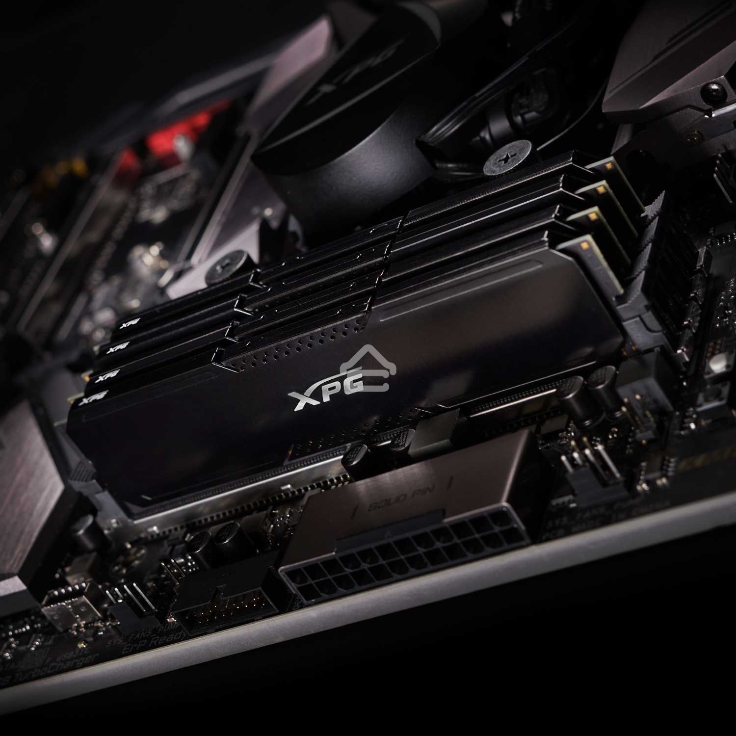Оперативная память ADATA XPG Gammix D20, DDR4, 8GB (1x8GB), 3200MHz, CL16, UDIMM, с радиатором, черный