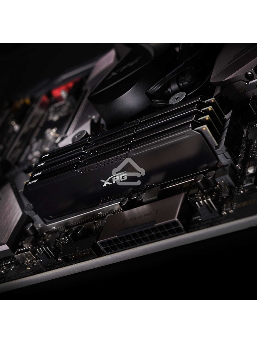 Оперативная память ADATA XPG Gammix D20, DDR4, 8GB (1x8GB), 3200MHz, CL16, UDIMM, с радиатором, черный