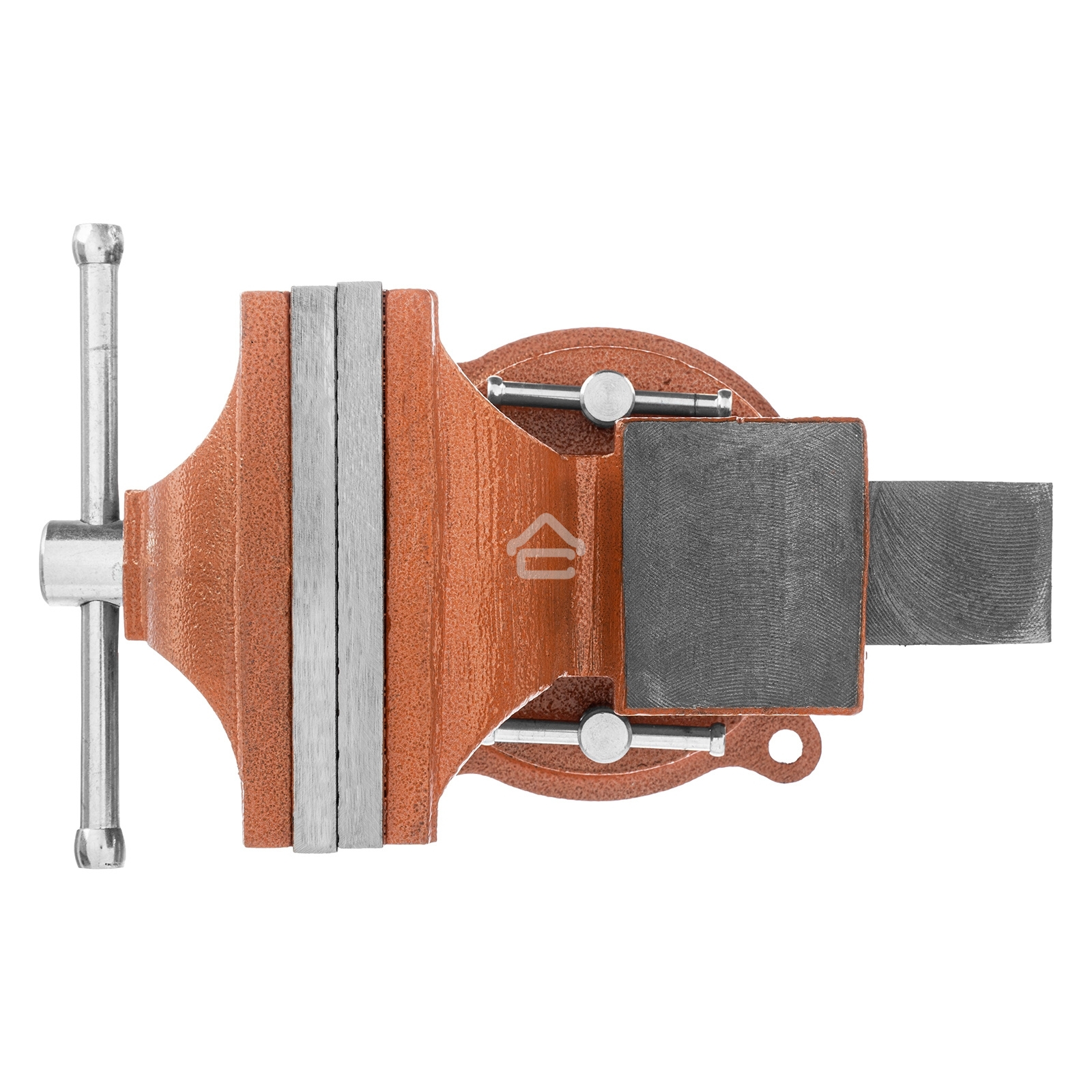 Тиски Sparta слесарные 125мм поворотные с наковальней