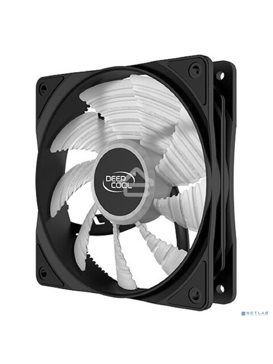 Вентилятор для корпуса DEEPCOOL RF120W черный, 120 мм, 1300 об/мин, 21.9 дБ, 3 pin