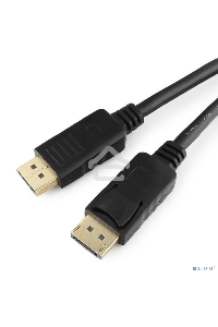 Кабель DisplayPort Gembird/Cablexpert, 5м, 20M/20M, v1.2, черный, экран, пакет (CC-DP2-5M)