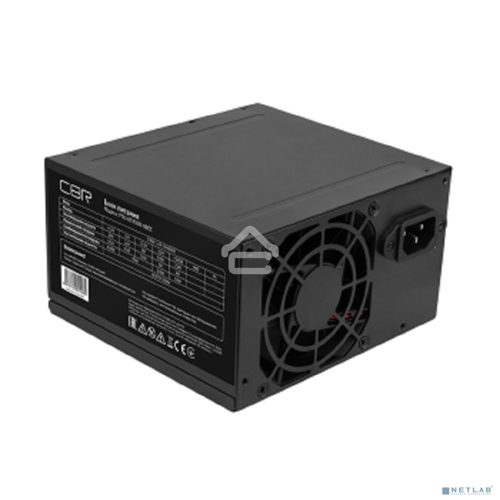Блок питания CBR PSU-ATX500-08EC, 500Вт, 80мм, черный