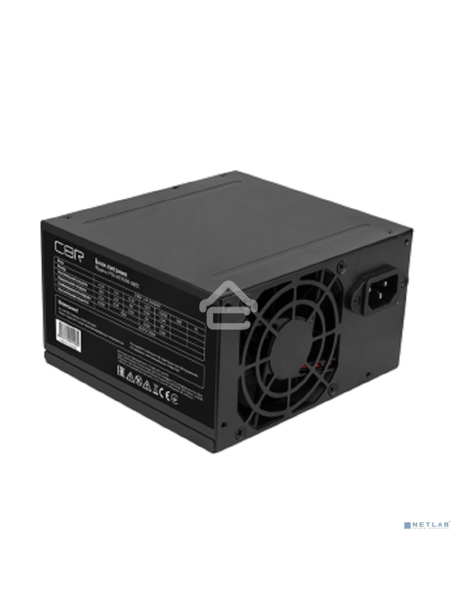 Блок питания CBR PSU-ATX500-08EC, 500Вт, 80мм, черный