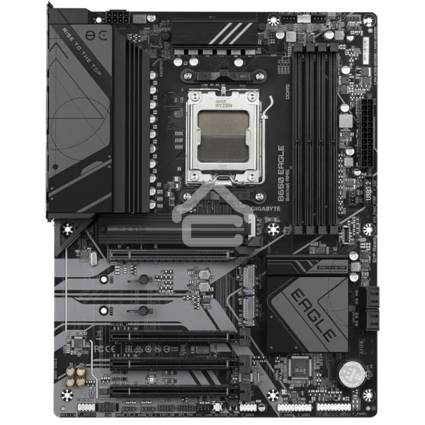 Материнская плата GIGABYTE B650 EAGLE, AM5, AMD B650, 4xDDR5, 4xSATA, 3xM.2, 1xPCI-E 4.0 x16, 1xHDMI, 1xDP, 2xUSB-C 3.2 Gen 1, 2xUSB-A 3.2 Gen 2, 6xUSB-A 2.0, 1x 1Gb LAN, 3x3.5 мм, 7.1, ATX