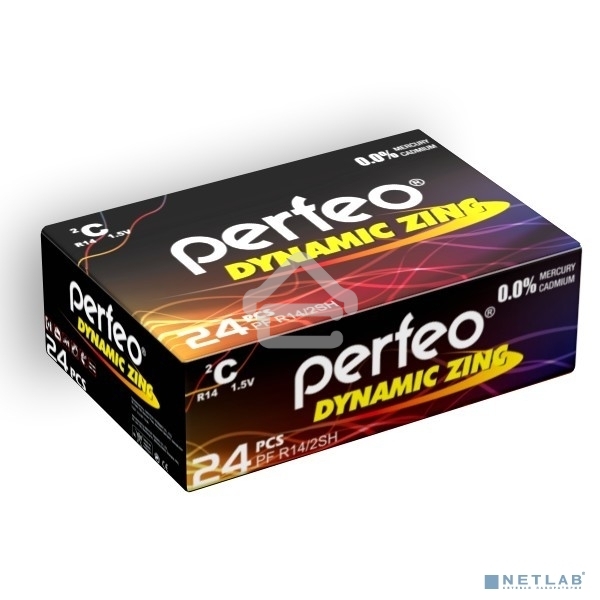 Батарейка Perfeo R14/2SH Dynamic Zinc