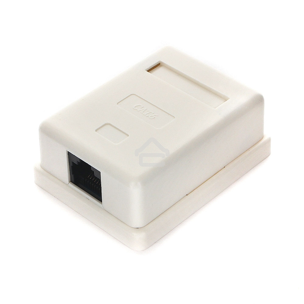 Розетка NA216 RJ-45 кат.6 внешняя 1 порт, 110&Krone