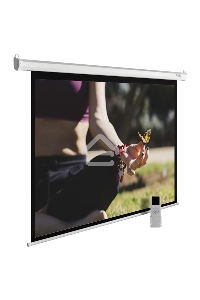 Экран Cactus 197x200см MotoExpert CS-PSME-200x200-WT 1:1 настенно-потолочный рулонный белый (моторизованный привод)