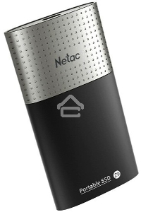 Накопитель SSD External Netac 2.0Tb Z9 <NT01Z9-002T-32BK> (USB3.2, up to 550/480MBs, 90х47.5х11.5mm, Aluminium+Plastic)