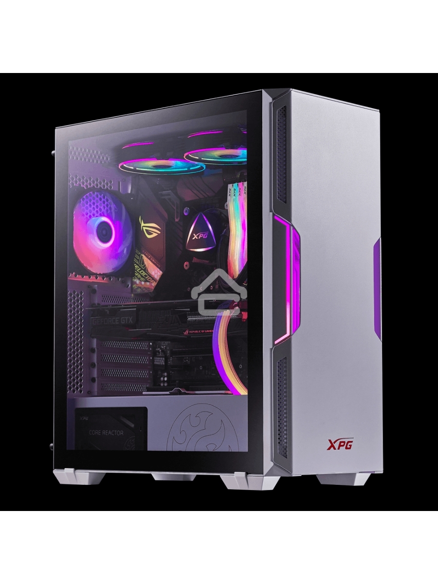 Компьютерный корпус ADATA XPG STARKER белый Mid-Tower, Micro-ATX, Mini-ITX, Standard-ATX, USB 3.2 Gen1 Type-A