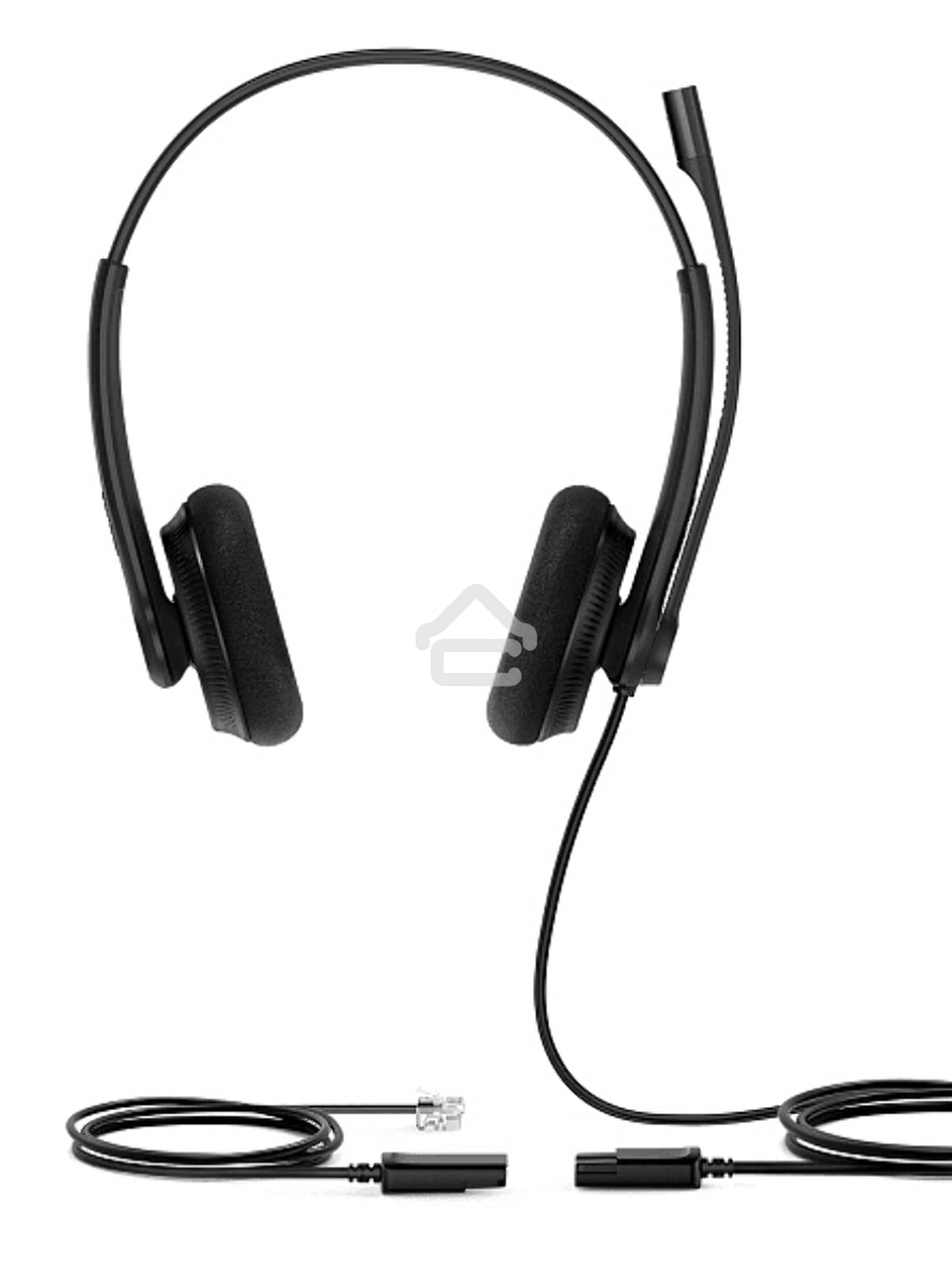Гарнитура YEALINK YHS34 Lite Dual Дуо, Проводная, HD звук, QD, RJ9, шт