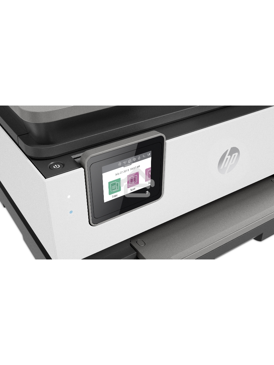 МФУ струйный HP OfficeJet 8023 (1KR64B), A4, цвтной, печ. до 20 стр/мин. (ч/б), до 10 стр/мин. (цвет), скан. до 8 стр/мин. (ч/б) 3.5 стр/мин. (цвет), 1200 x 1200 dpi, USB, RJ-45, Wi-Fi, Air Print