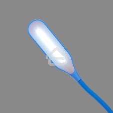 Светильник настольный Rexant Click 4Вт, LED, 4000К, диммируемый 3 ступени, заряжаемый, на прищепке, синий