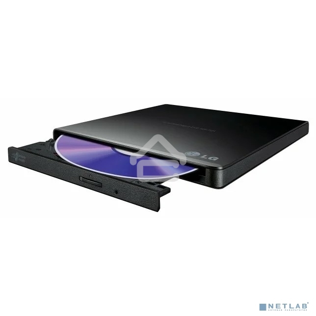 Оптический привод внешний DVD-RW LG GP57EB40 черный USB slim RTL