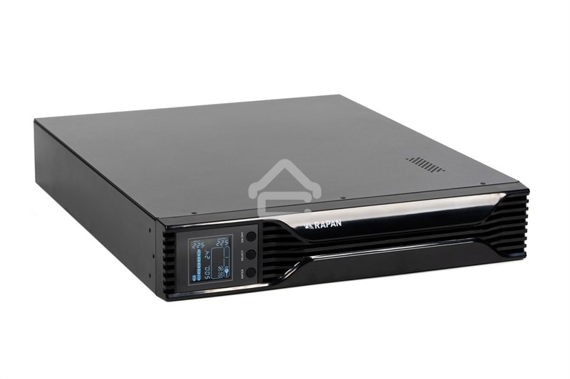 Источник бесперебойного питания ИБП Бастион RAPAN-UPS 3000 RACK+4x9Ah (2100 Вт, Line-interactive, встроенные АКБ 6 шт.x 9Ah) 8960