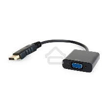 Переходник DisplayPort - VGA Cablexpert A-DPM-VGAF-02, 20M/15F, кабель 15см, пакет