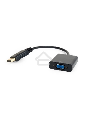 Переходник DisplayPort - VGA Cablexpert A-DPM-VGAF-02, 20M/15F, кабель 15см, пакет