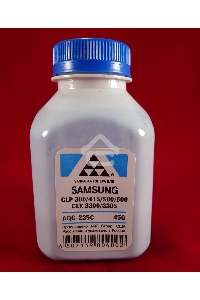 Тонер SAMSUNG CLP 300/315/320/325/360/415/500/510/600/610/660/CLX3300/3305 Cyan, (фл.45г.) AQC фас. Россия