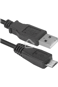 Кабель Defender USB08-06 USB 2.0 кабель для соед. USB 2.0 AM-MicroBM,1.8м, PolyBag