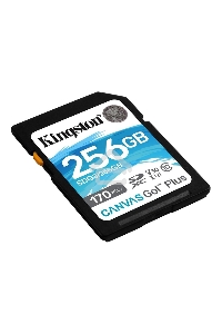 Карта памяти Kingston 256GB SDXC Canvas Go Plus 170R C10 UHS-I U3 V30 EAN: 740617301519