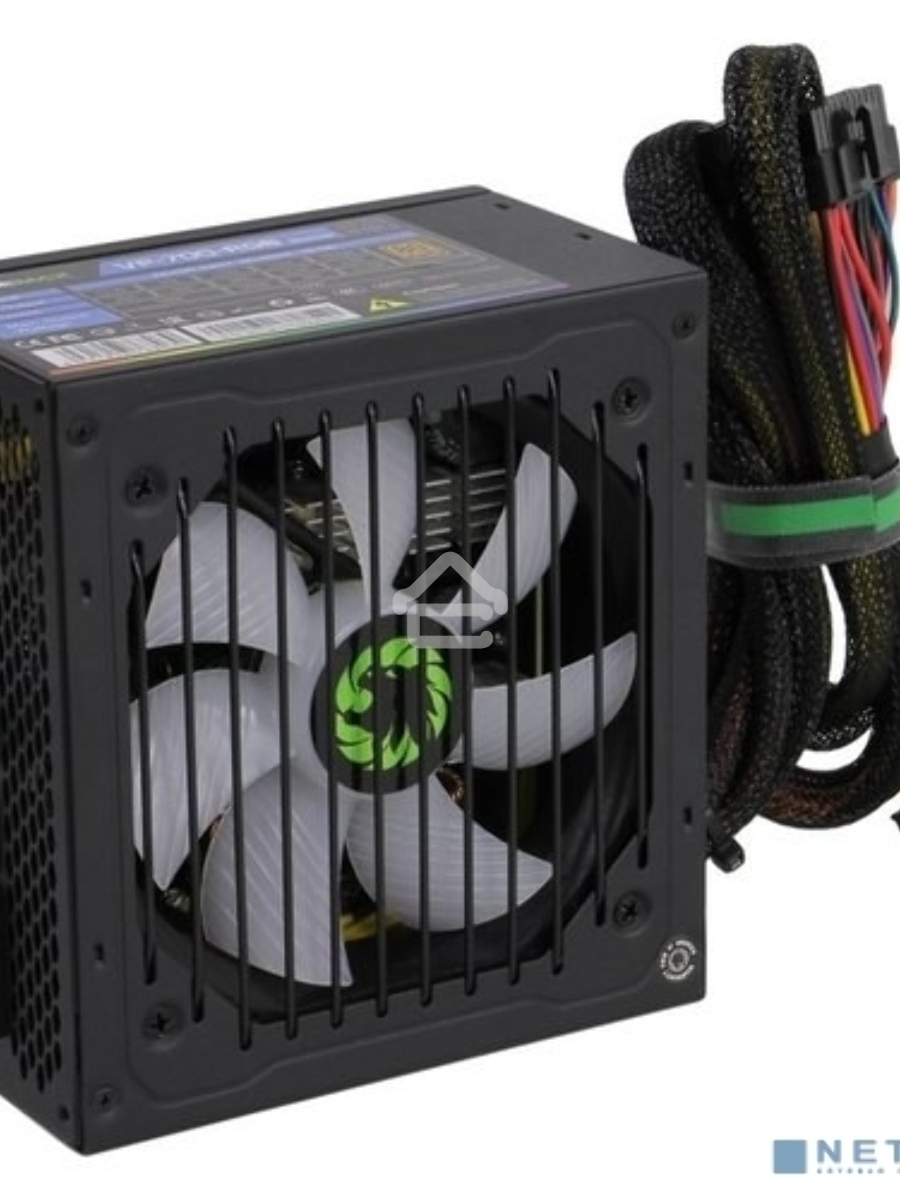 Блок питания GameMax VP-700-RGB-MODULAR, 700Вт, 80 PLUS Bronze, 120мм, модульный, черный