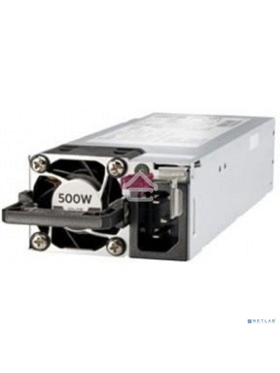 Серверный блок питанияHPE 500W Flex Slot Platinum Hot Plug Low Halogen Power Supply Kit с горячей заменой