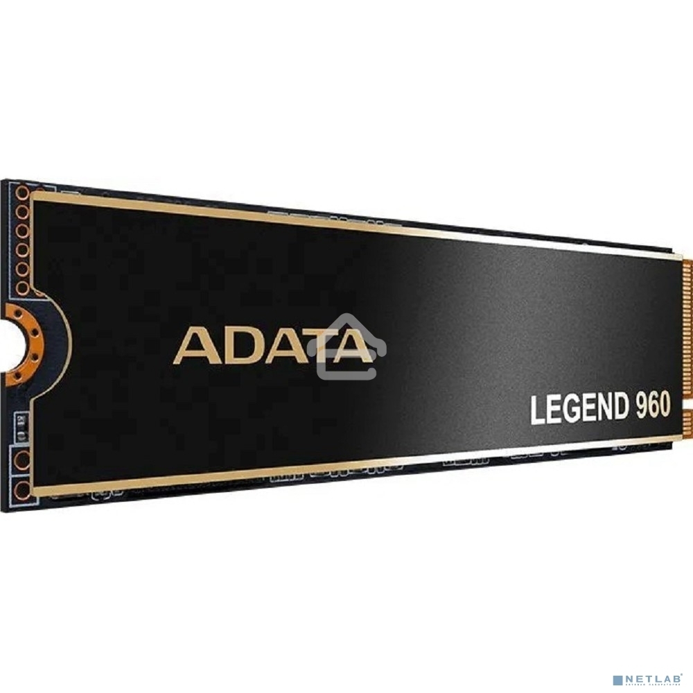 Накопитель SSD ADATA LEGEND 960, 2Tb, PCIe 4.0 x4, M.2 2280, NVMe, R/W 7400/6800, с радиатором