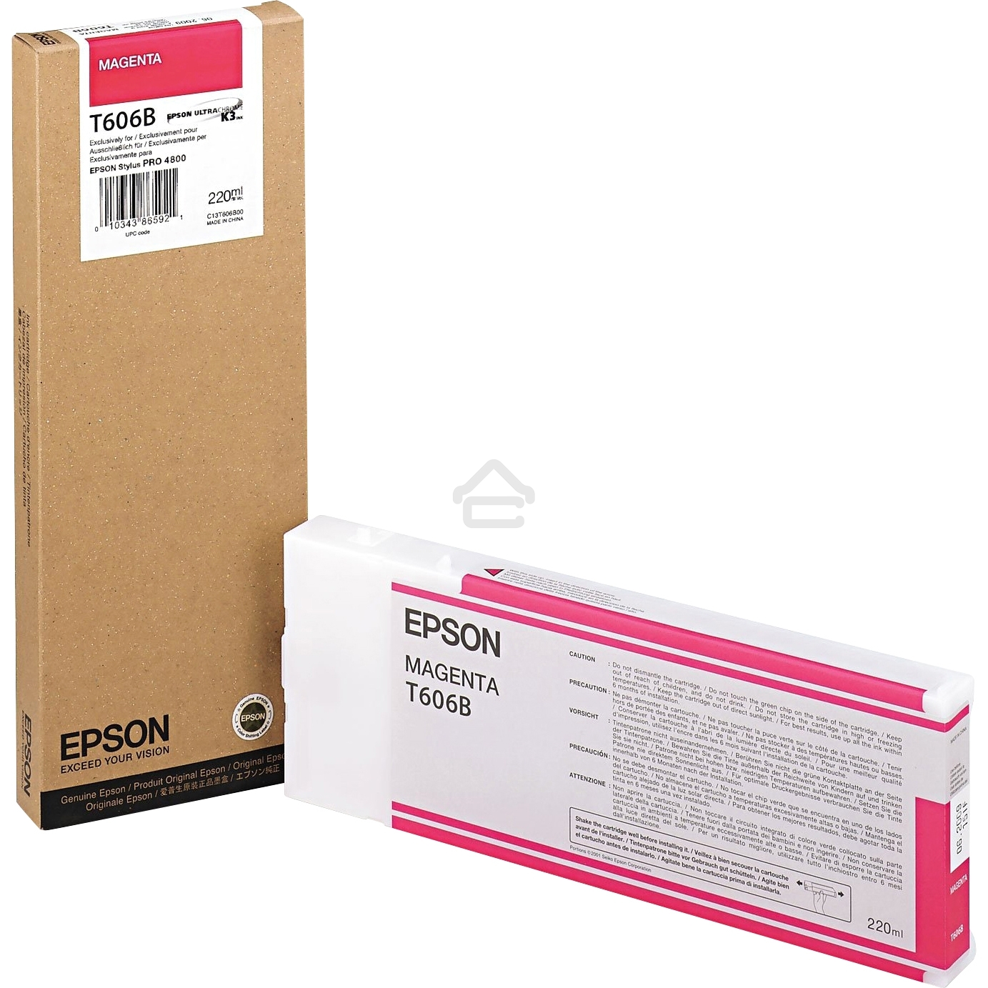 Картридж струйный Epson C13T606B00 пурпурный (220 мл) для Stylus Pro 4800